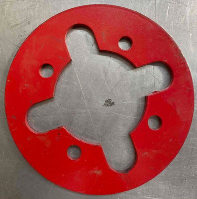 Pièce matériel de récolte - Récolteuse de haricots - PLAQUE - DMIV 2008