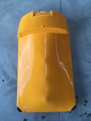 Pièce matériel de récolte - Cueilleur à maïs - CAPOT PLASTIQUE 80 CM - ORANGE