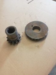 Pièce matériel de récolte - Cueilleur à maïs - COUPLE CONIQUE CEN Z=12/24 M=4