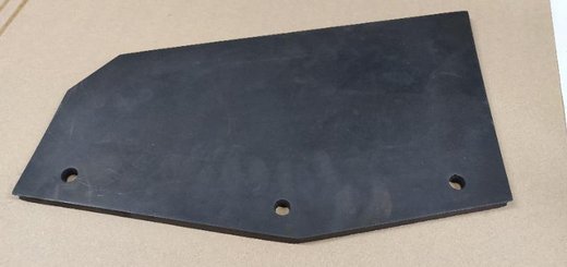 Pièce matériel de récolte - Cueilleur à maïs - CAOUTCHOUC 10X294X420