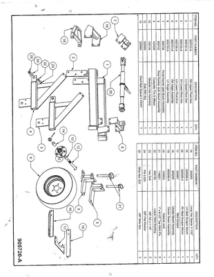Pièce matériel de récolte - Récolte de haricots - ROUE COMPLETE-AC6050