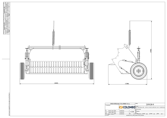 Pièce matériel de récolte - Récolteuse de haricots - PICK-UP COMPLET DMIV