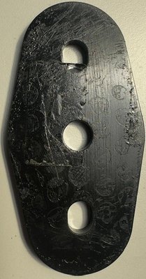Pièce matériel de récolte - Récolte de haricots - PLAQUE VEROUILLAGE POULIE DM