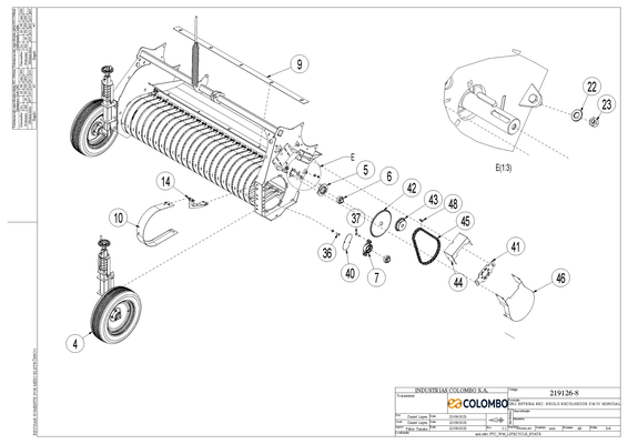 Pièce matériel de récolte - Récolteuse de haricots - PICK-UP COMPLET DMIV